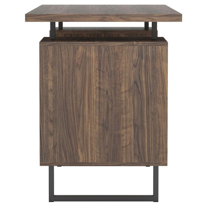 Bureau à plateau flottant Lawtey gris patiné