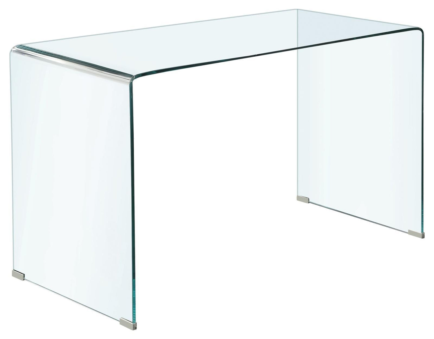Bureau en verre Ripley transparent