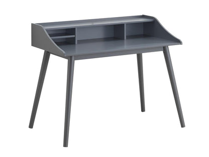 Bureau Percy à 4 compartiments gris