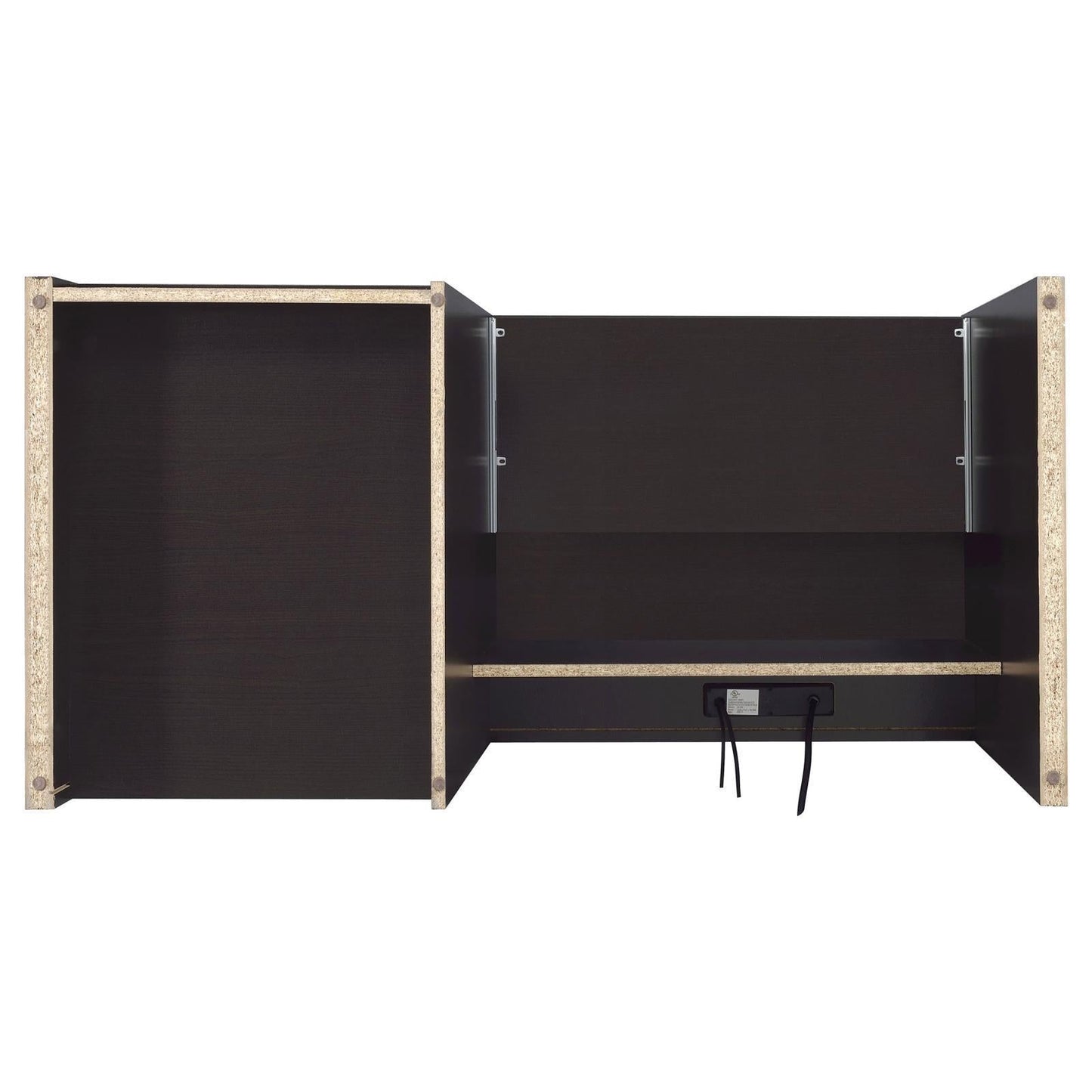Bureau rectangulaire Halston Connect-it Cappuccino