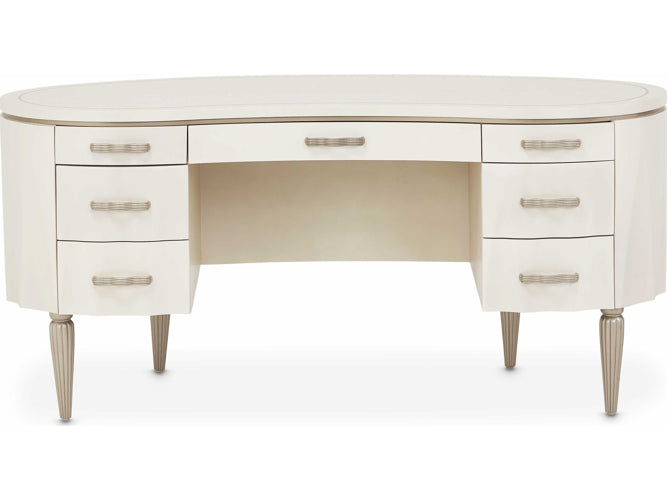 Bureau London Place d'AICO Furniture en Creamy Pearl
