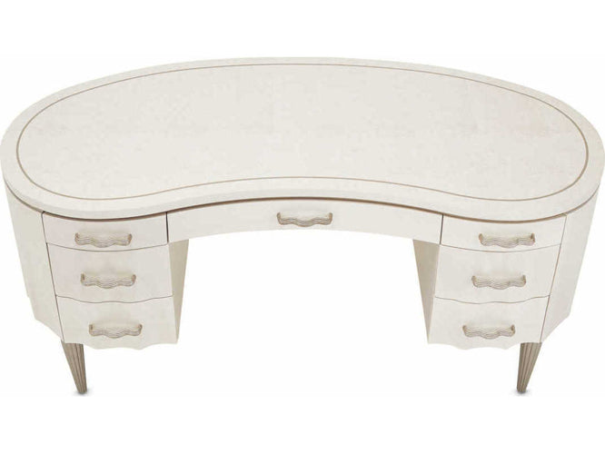 Bureau London Place d'AICO Furniture en Creamy Pearl