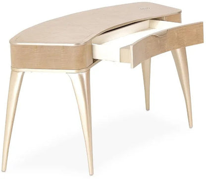 Coiffeuse/bureau AICO Malibu Crest en blush